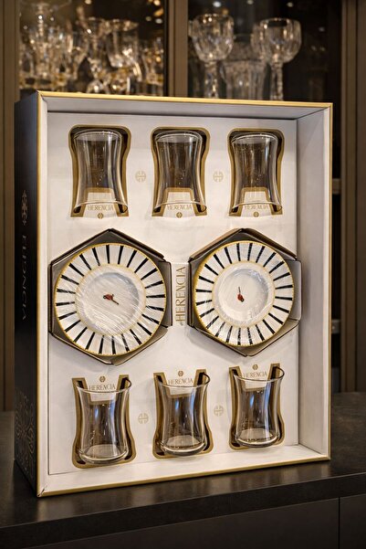 Herencia 12 Parça Çay Bardağı Seti – Şıklık ve Zarafet Bir Arada