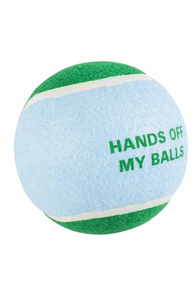 Ebi لعبة كرة التنس للكلاب من كوكو، مقاس كبير جدًا، بدون استخدام اليدين - أزرق...