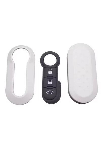 OEM Key Case with Buttons for Fiat 500 Panda Punto Bravo Doblo Ducato Qubo Gr...