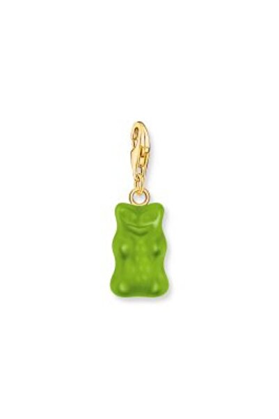 Thomas Sabo 2192-413-6 Pandantiv Green Charm Goldbears placat cu aur