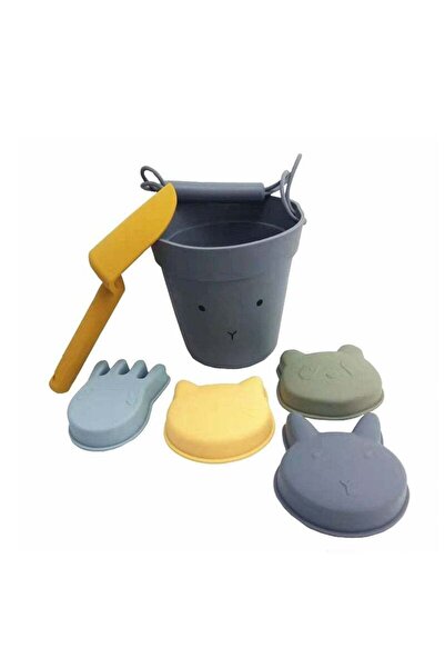 Arabest Silicone Beach Toys for Kids Travel ,Molds Shovel and Bucket Set-Todd...