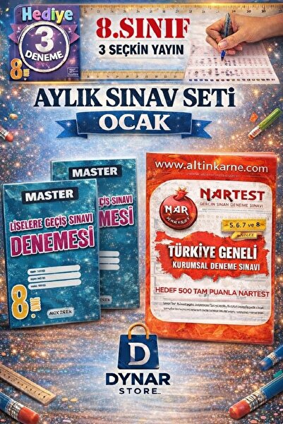 Fenomen Yayıncılık 8. Sınıf Lgs Kurumsal Okyanus ve Nartest Aylık Sarmal Dene...