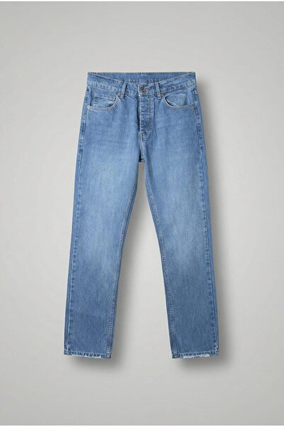 ablukaonline Men's Slim Fit 100% Cotton Essential Basic Jean Blue