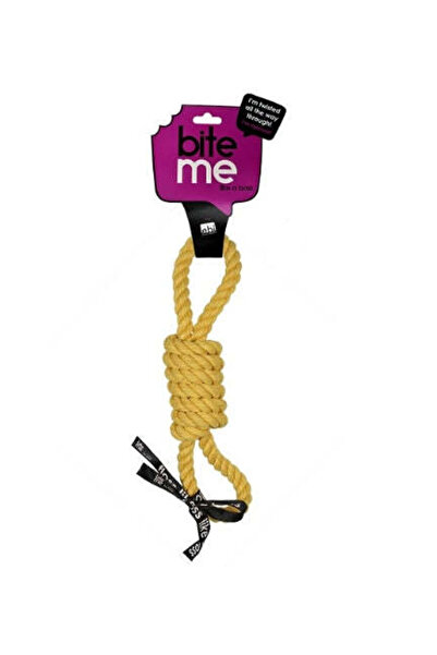 Ebi Bite Me 'Tug Life' 2 Loops Playing Rope - YELLOW/65CM