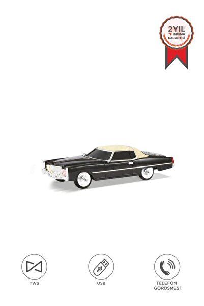 Torima Bluetooth Hoparlör Retro Klasik Araba Tasarımlı 10W FM USB TWS Speaker...