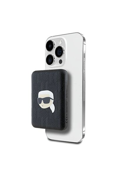 Karl Lagerfeld MagSafe Wireless Power Bank, 5000mAh, USB-C, Black