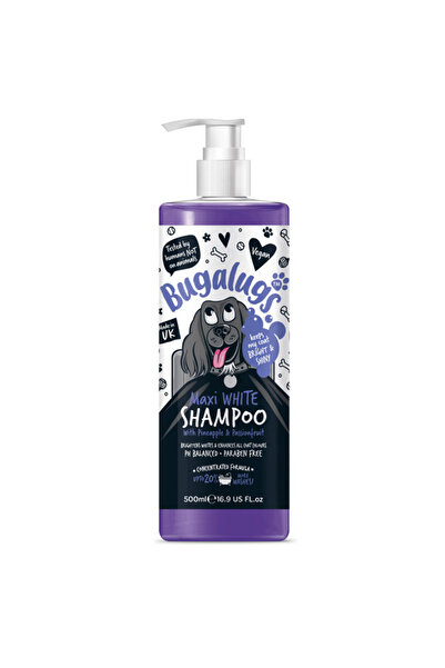 Bugalugs Maxi White Dog Shampoo - 500ML