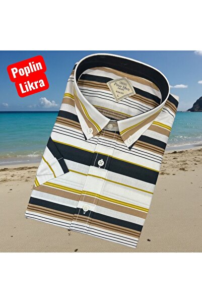 OwenLife Owen Life Cotton Fabric Slim Fit Patterned Shirt