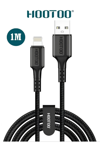 HooToo This iPhone charging cable features a USB to Lightning connector and s...