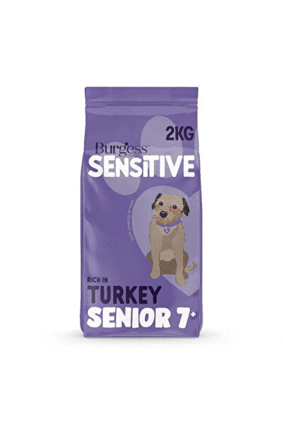 Burgess طعام جاف للكلاب الكبيرة الحساسة بنكهة الديك الرومي - 2 كجم