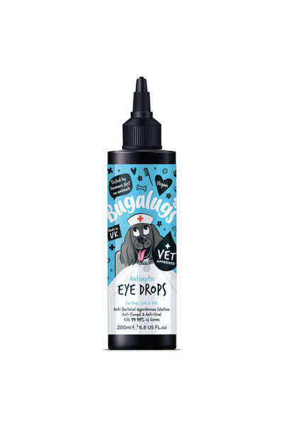 Bugalugs Antiseptic Eye Drops for Pets - 200ML