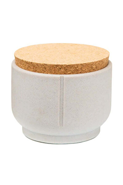 PINO 1 Solid Treat Jar - DOLPHIN GREY/10.5X12.5CM