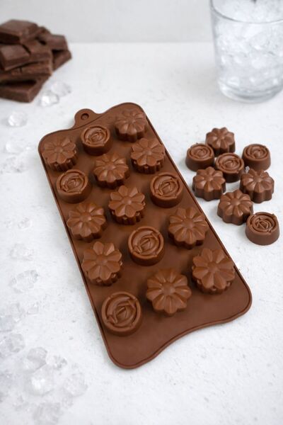 Bev Kitchen 15-Compartment Practical Silicone Ice Mold |   Silicone Non-Stick...