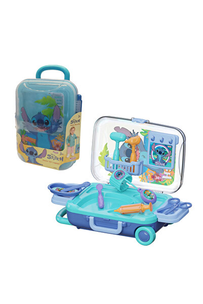 DEDE Stitch Doktor Seti Bavulum | Çocuk Sağlık Oyuncak Seti | Gerçekçi Oyun D...