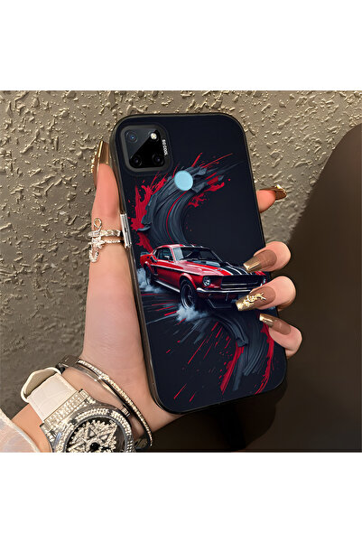 Hontinga حافظة صلبة رفيعة مضادة للسقوط بنمط السيارة الكلاسيكية متوافقة مع Rea...