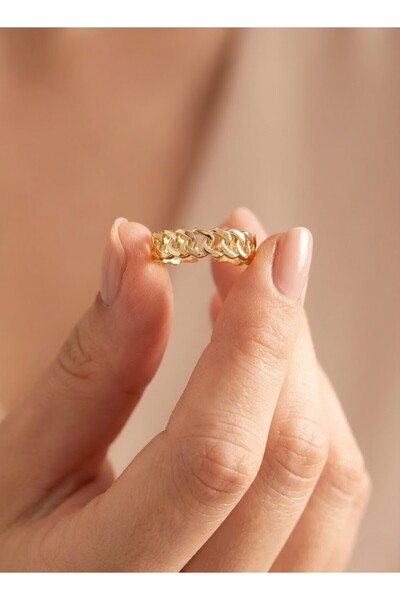 Zerda Kuyumculuk 14 Ayar Altın Gurmet Yüzük