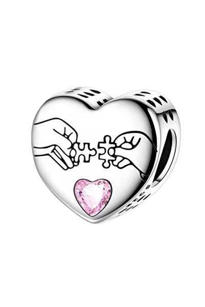 Fubena Yap-Boz Heart Bead Charm