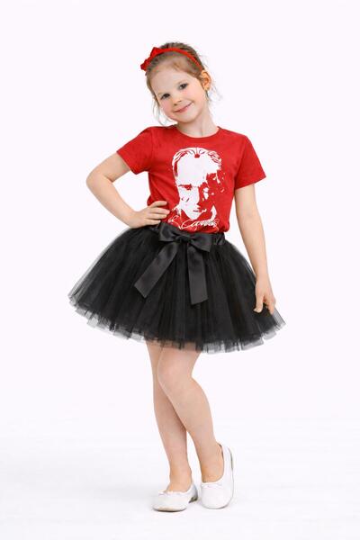 Kuraff Giyim 23 APRILIE 29 OCTOMBRIE FUSTĂ TUTU ȘI TRICOU PENTRU FETE DE SĂBĂ...