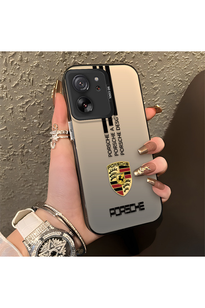 Hontinga Mi 13T Pro/Mi 13T ile Uyumlu Araba Rozeti Desenli Anti Düşme İnce Se...