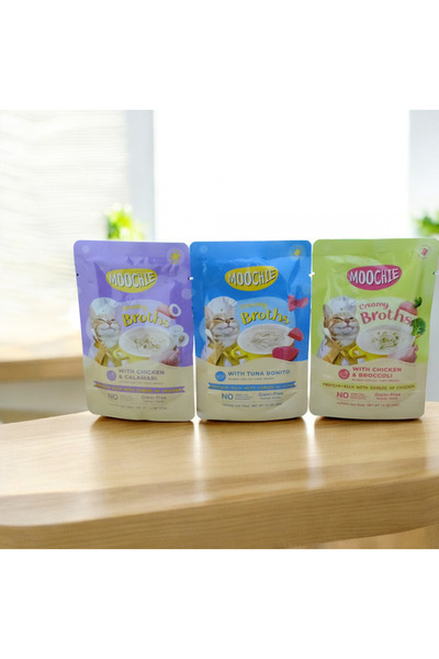 MOOCHIE 3'lü set kedi çorbası