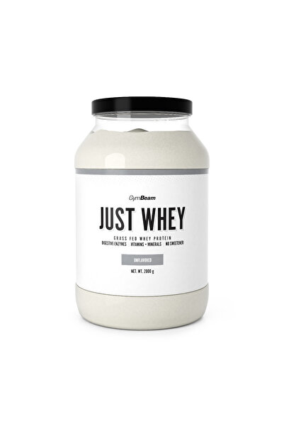 GymBeam Proteine ​​Just Whey, 2000 g, fără aromă