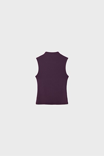 Stradivarius Sleeveless funnel neck T-shirt