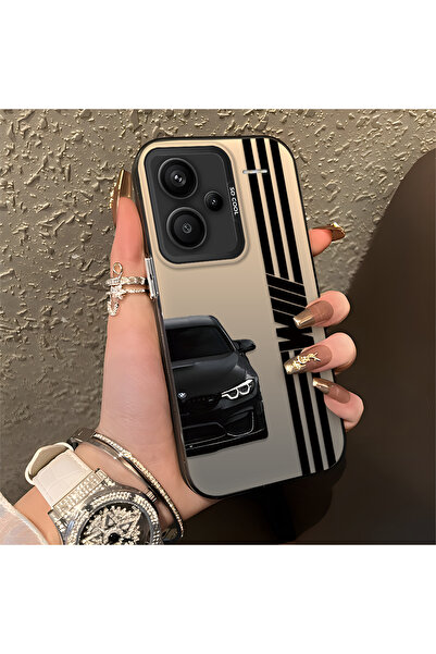 Hontinga Redmi Note 13 Pro Plus+ 5G ile Uyumlu Anti Düşme İnce Sert kılıf BMW...