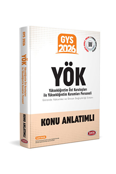 Data Yayınları YÖK Üst Kuruluşları ile YÖK Personeli GYS Konu Anlatımlı 2026