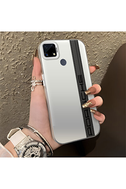 Hontinga حافظة صلبة رفيعة مضادة للسقوط بنمط شارة السيارة متوافقة مع هاتف Real...