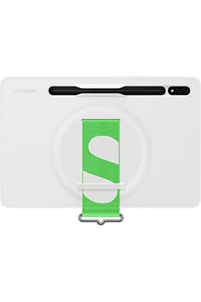 Samsung Γνήσιο πίσω κάλυμμα με λουράκι για Galaxy Tab S 8 - Λευκό