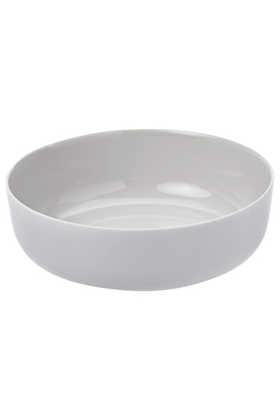 IKEA Vıtblecka Glass Serving Bowl Light Gray 22 cm