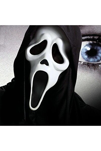 KURBE Korku Maskesi Hayalet Maske Kapşonlu Çığlık Maske Fear Horror Mask