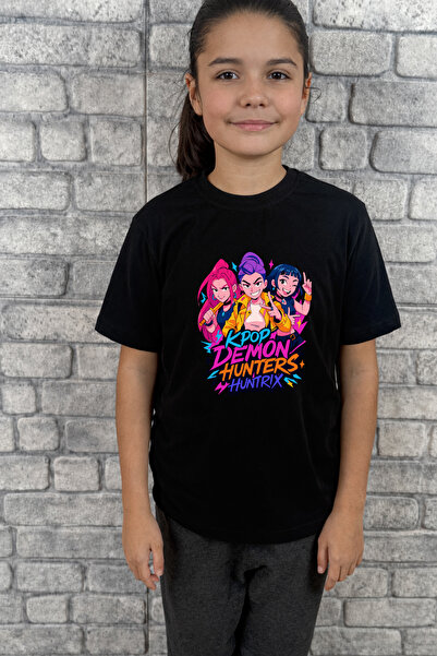 barsdepo Huntrix Kpop Demon Hunters Printed Unisex T-Shirt Kids / Adults (wit...