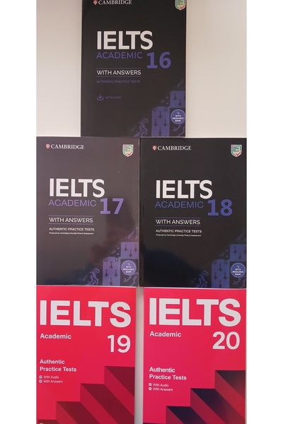 ODTÜ Yayıncılık ıelts academic16-17-18-19-20 beş kitap