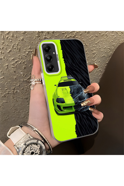 Hontinga حافظة صلبة رفيعة مضادة للسقوط بنمط لامبو متوافقة مع هاتف سامسونج جال...