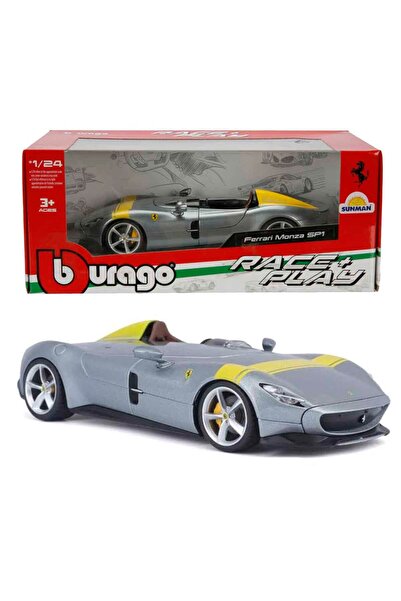 Sunman 1:24 Ferrari Formula 1 Monza SP1 Model Araba - Gri