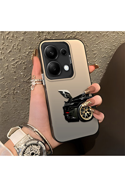 Hontinga حافظة صلبة رفيعة مضادة للسقوط بنمط سيارة رياضية متوافقة مع هاتف Redm...