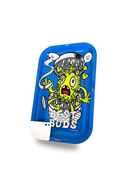 OEM Medium Rolling Tray, Best Buds Grind Me Metal and Magnetic Grinder Card