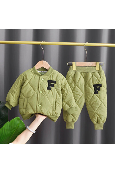 kizu Quilted winter tracksuit for children 1-5 years old