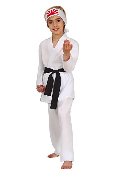 Fiestas Guirca Costum Karate Kid copii Marime : 130 cm (6-7 ani)