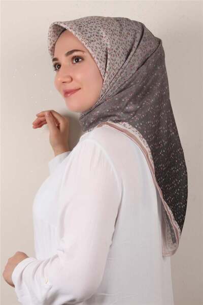 PİRAMİT Nirvana Soft Eşarp 8092-9 Füme-Sütlü Kahve