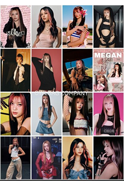 OWLBAG COMPANY Owl Bag Katseye Megan Patterned Design 16'Li Photo Card Set