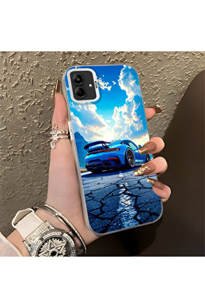 Hontinga حافظة صلبة رفيعة مضادة للسقوط بنمط عربة رياضية متوافقة مع هاتف سامسو...