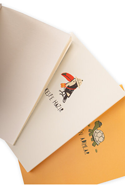 Cigit Triple Block Notepad Safari Themed