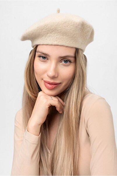 stravis Woolen Beige Painter Beret