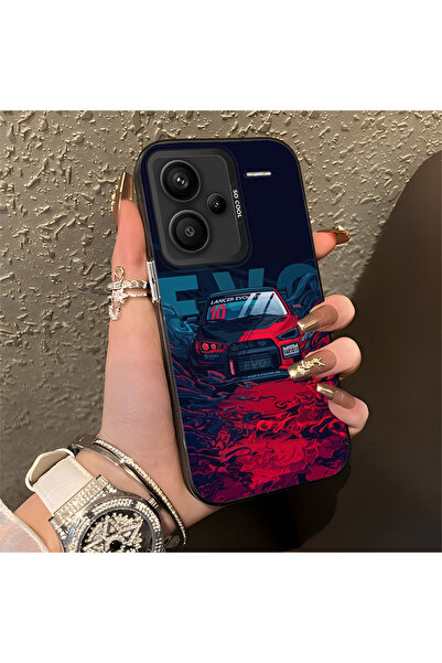 Hontinga Redmi Note 13 Pro Plus+ 5G ile Uyumlu klasik araba Desenli Anti Düşm...