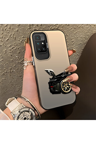 Hontinga غطاء حماية نحيف وصلب مضاد للسقوط بنمط سيارة رياضية متوافق مع هاتف Re...