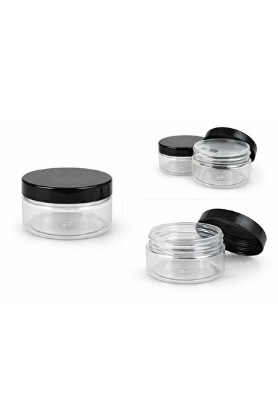 makrobay 100 ml Empty Cream Box |   Leak-Proof Pet Storage Container with Sto...