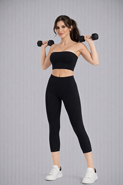 JOLT Shaping / Sculpting Effective High Waist Seamless Capri Leggings