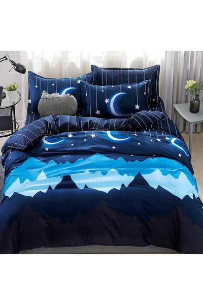 OEM Bed linen 230x250 for double bed 2 people, 4 pieces, Satin cotton, DREAM-...